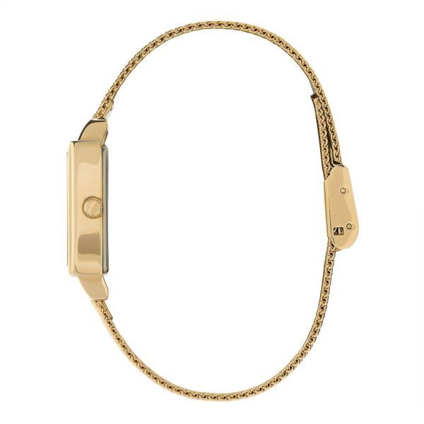 OLIVIA BURTON 「〈OLIVIA BURTON(ｵﾘﾋﾞｱﾊﾞｰﾄﾝ)〉21mm ﾀｳﾝﾊｳｽ ﾚｸﾀﾝｸﾞﾙﾎﾜｲﾄ＆ｺﾞｰﾙﾄﾞﾒｯｼｭ」|腕時計|