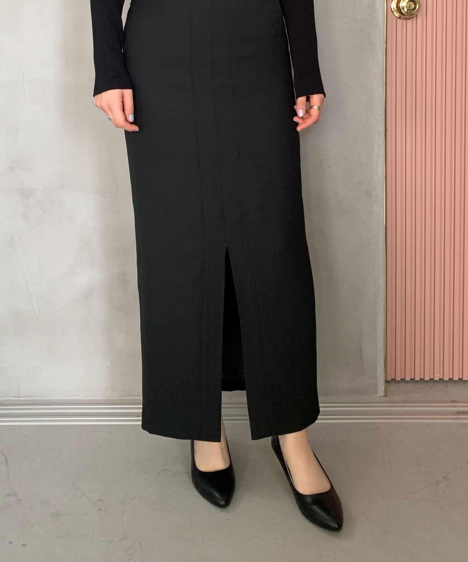 ORiental TRaffic「【WEB限定 / 累計9万足突破】 ミドルヒール パンプス /R-4008  ヒール5.5cm シンプル オフィス クッション」|パンプス|