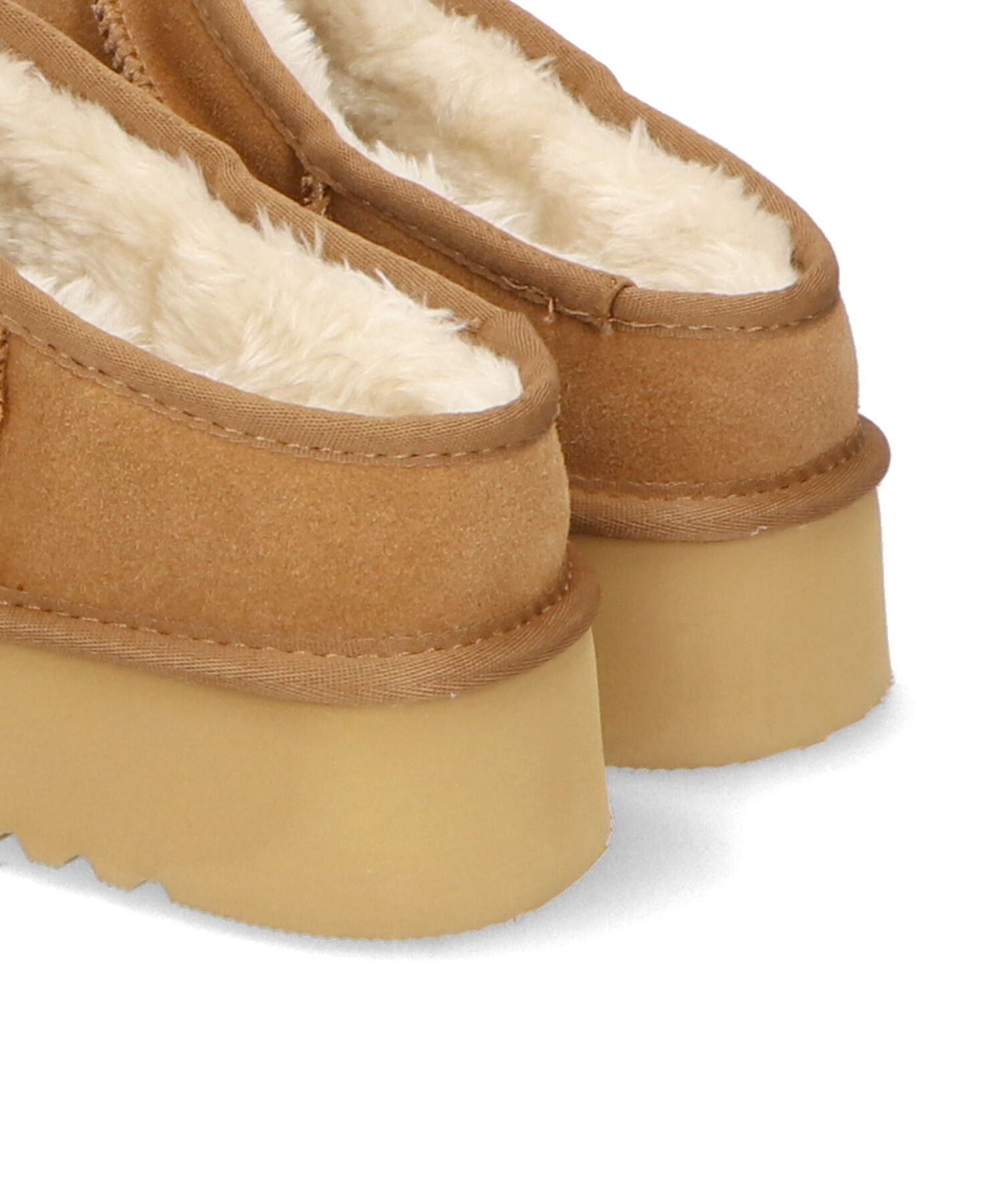 ORiental TRaffic「厚底 ムートン スリッポン シューズ/41320」|ショートブーツ|