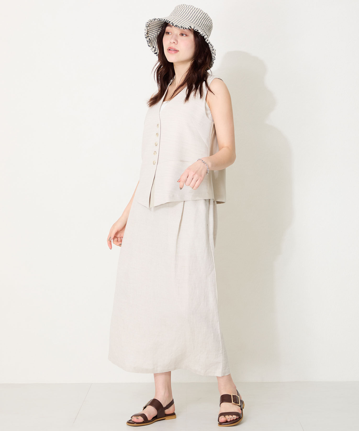 WA Oriental TRaffic「ベルトバックルフラットサンダル/52217 サンダル トレンド 人気 フラット」|サンダル|