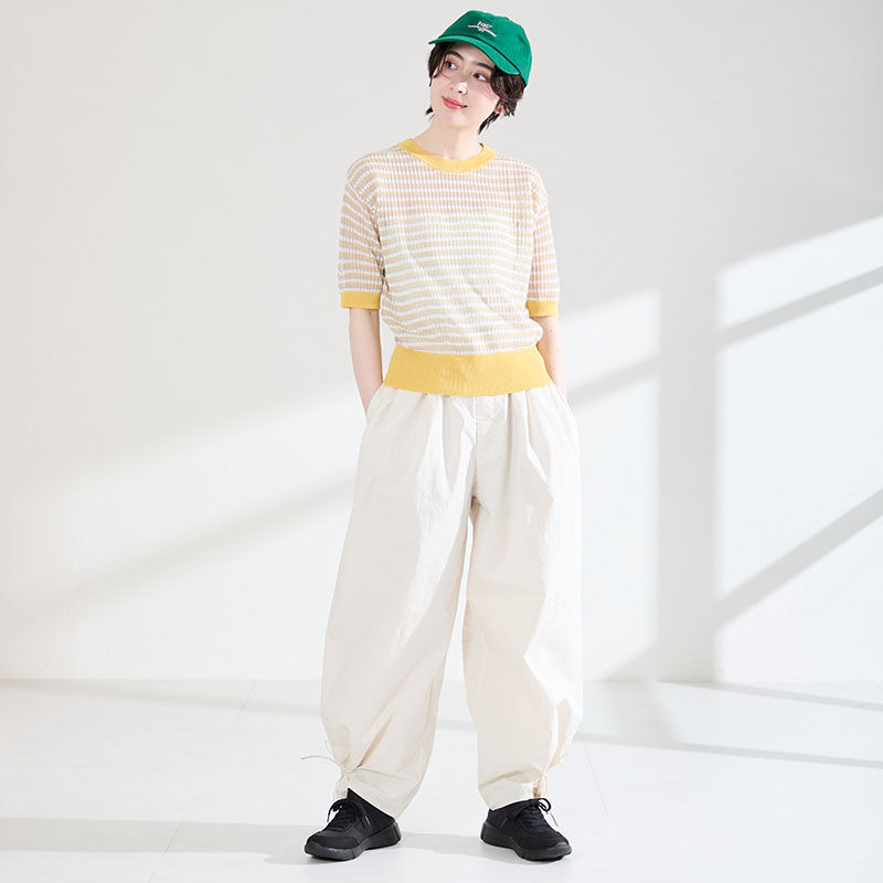 ORiental TRaffic「●2026春夏新作●【 瞬間フィット 】 サイド ロゴ 付き ナイロン スニーカー /OT3800」|スニーカー|