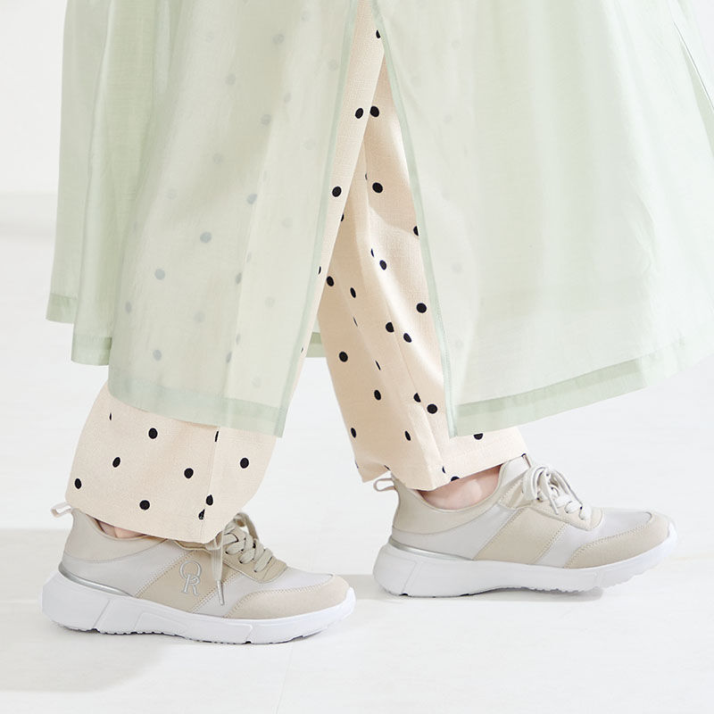 ORiental TRaffic「●2026春夏新作●【 瞬間フィット 】 サイド ロゴ 付き ナイロン スニーカー /OT3800」|スニーカー|