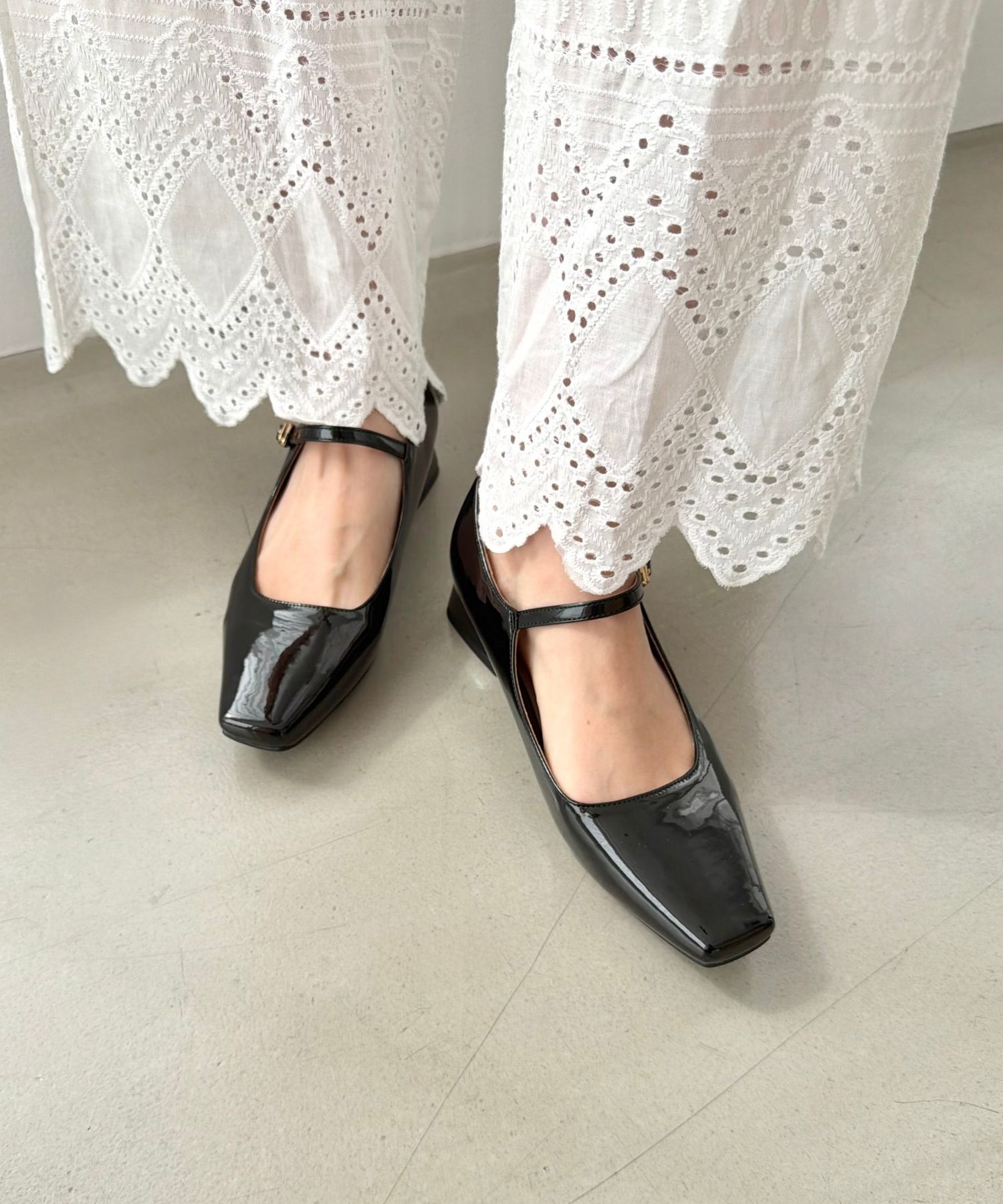 ORiental TRaffic「●2026春夏新作●スクエアトゥ メリージェーン パンプス /61121」|パンプス|