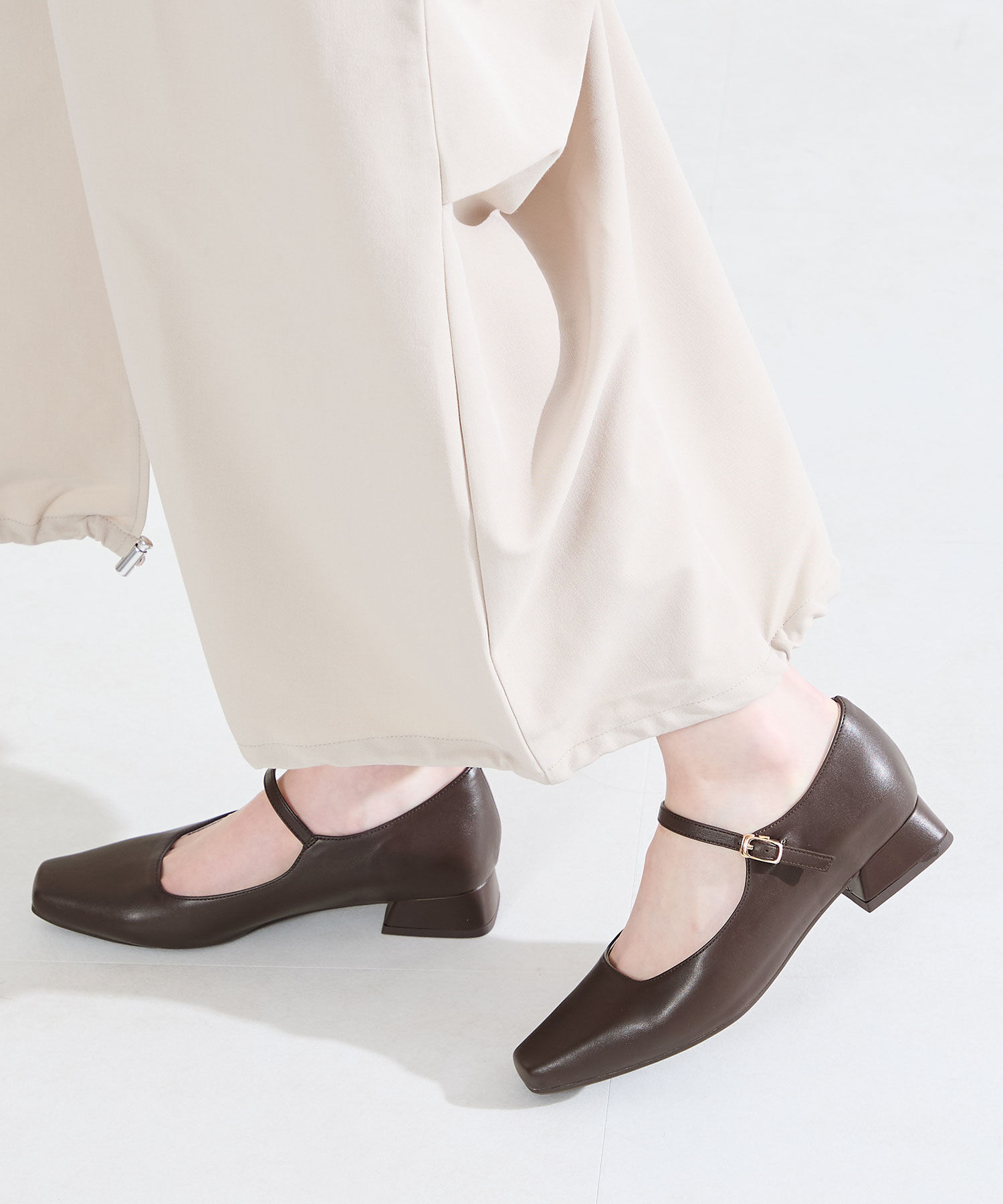 ORiental TRaffic「●2026春夏新作●スクエアトゥ メリージェーン パンプス /61121」|パンプス|