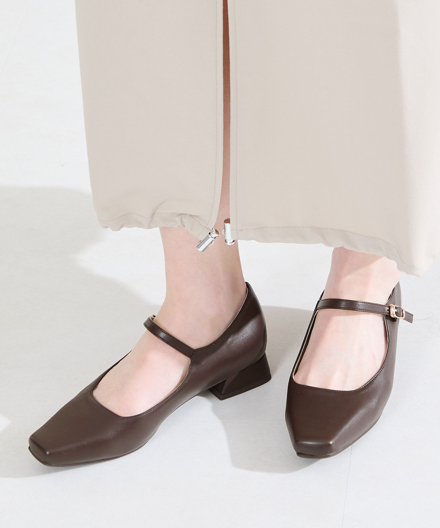 ORiental TRaffic「●2026春夏新作●スクエアトゥ メリージェーン パンプス /61121」|パンプス|