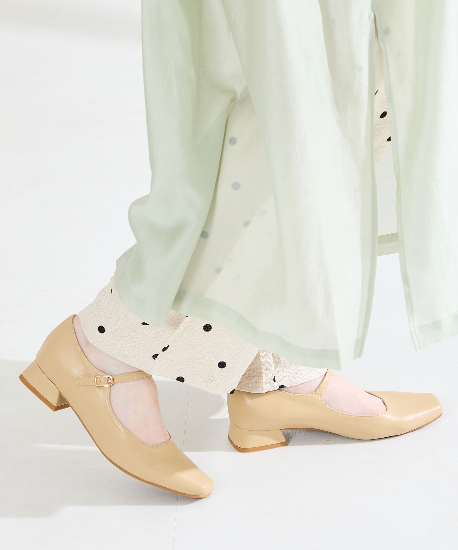 ORiental TRaffic「●2026春夏新作●スクエアトゥ メリージェーン パンプス /61121」|パンプス|