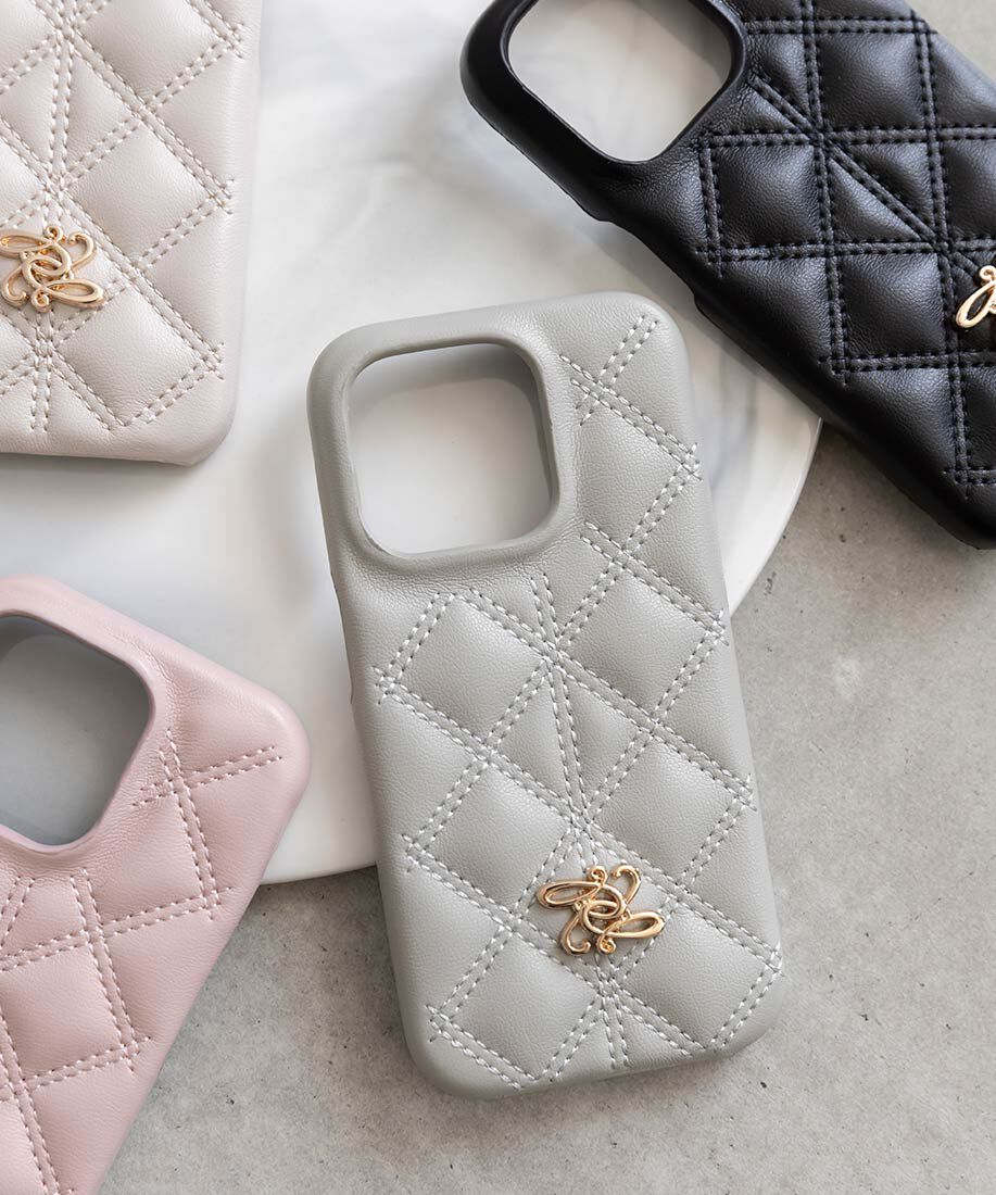  「キルティングスマートフォンケース」|モバイルケース|