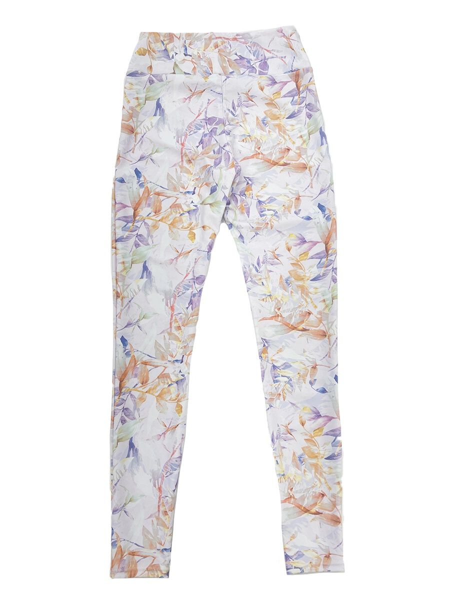 ALBOVE「エレガントリーフ柄フルレギンス」|ショーツ|