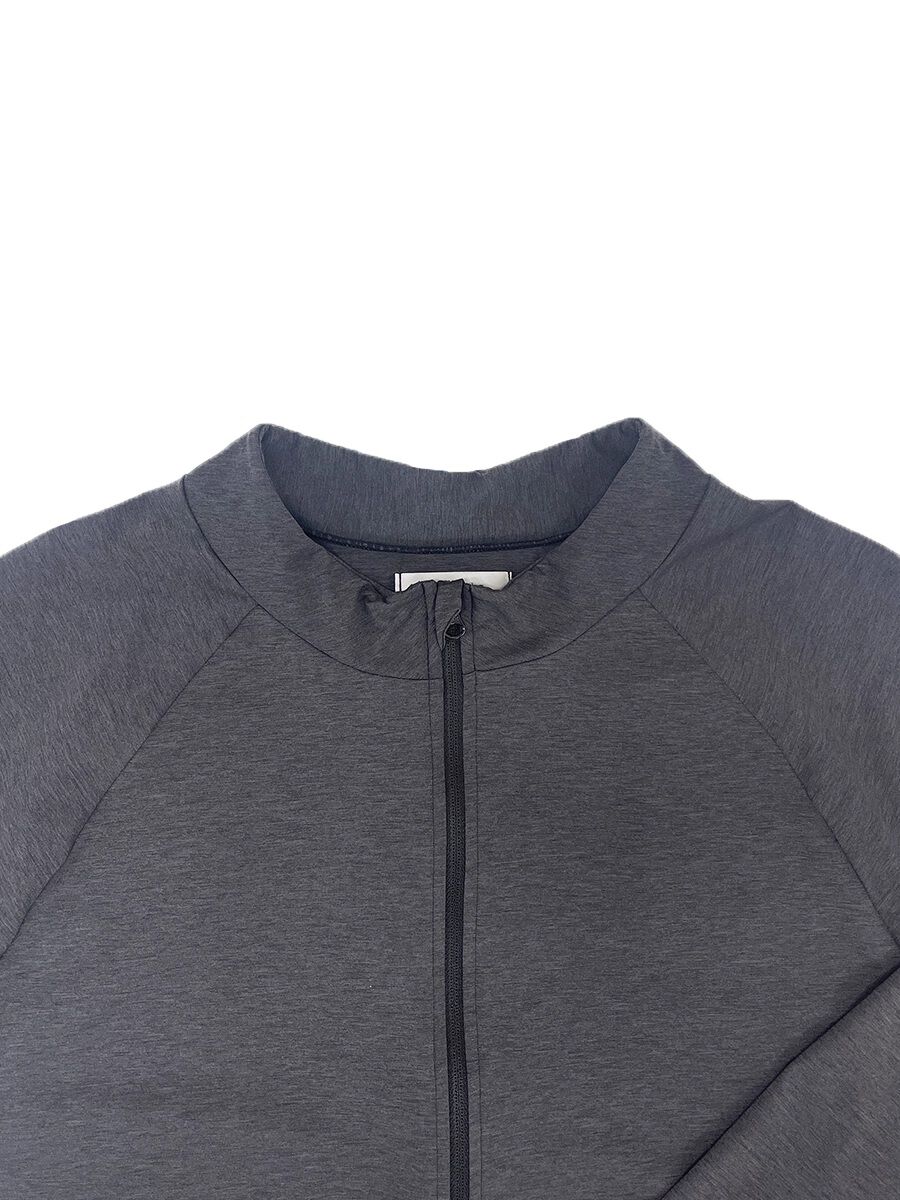 Riberce「【新作】UVカット杢柄スタンドジップジャケット」|スポーツ|