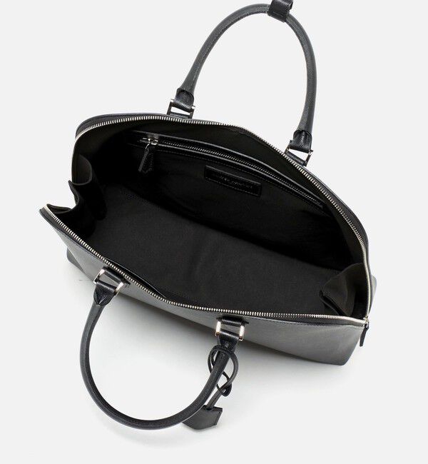 UNITED ARROWS「レザー ラウンド ブリーフケース」|ビジネスバッグ|