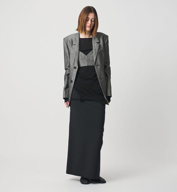 AEWEN MATOPH「＜AEWEN MATOPH＞ウールリネン ウエストシェイプジャケット」|テーラードジャケット|