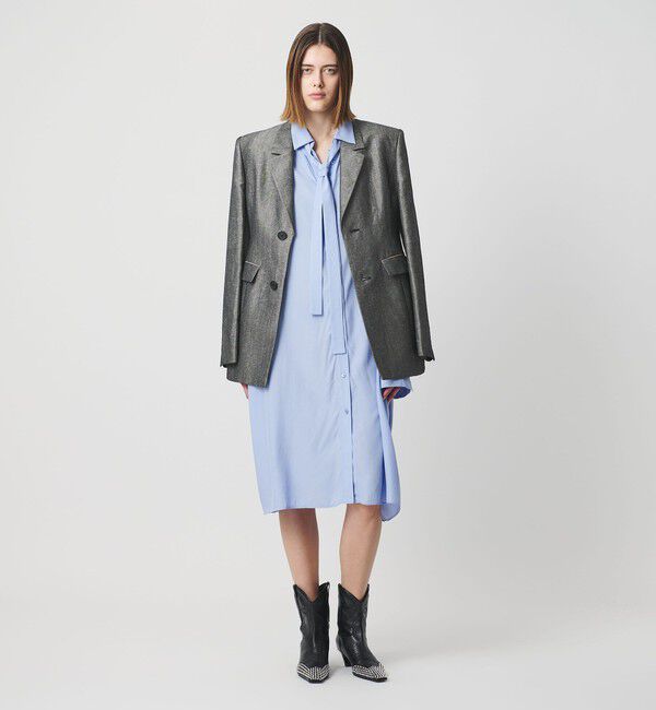 AEWEN MATOPH「＜AEWEN MATOPH＞ウールリネン ウエストシェイプジャケット」|テーラードジャケット|