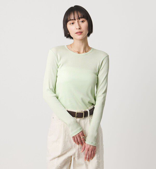 UNITED ARROWS「コットン テレコ クルーネック カットソー」|Tシャツ・カットソー|LIME