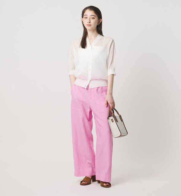 UNITED ARROWS「シアー Vネック カーディガン ‐ウォッシャブル‐」|カーディガン|