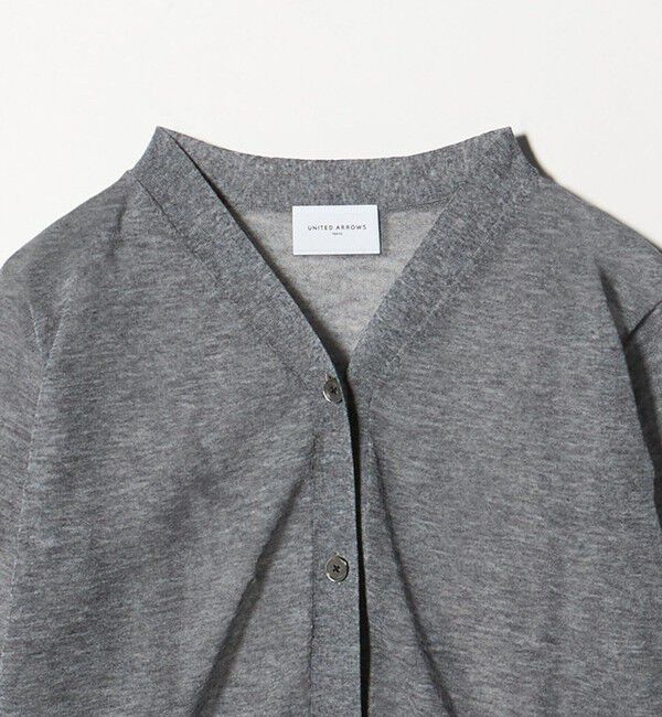 UNITED ARROWS「シアー Vネック カーディガン ‐ウォッシャブル‐」|カーディガン|
