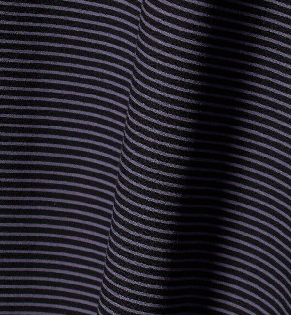 UNITED ARROWS「ポンチボーダー Tシャツ デオドラント 抗菌防臭 接触冷感」|Tシャツ・カットソー|