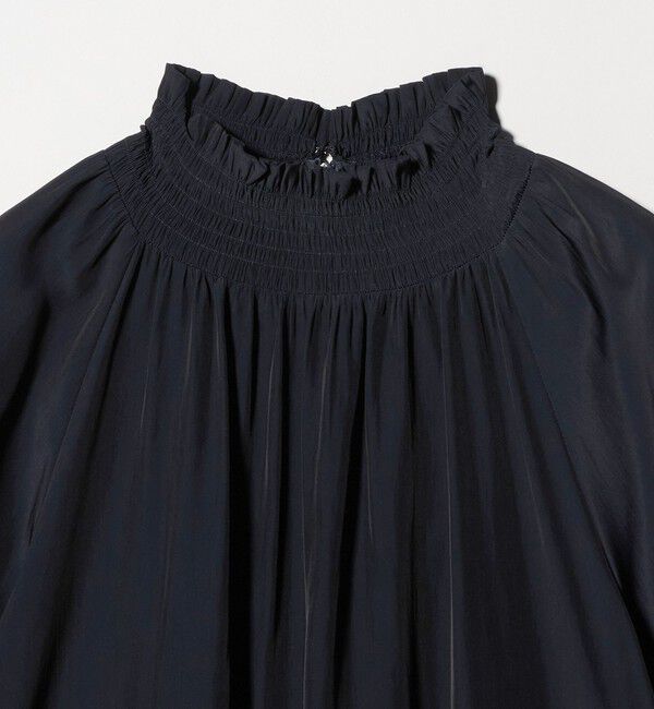 UNITED ARROWS「シャーリング ハイネック シャツ ブラウス」|シャツ・ブラウス|