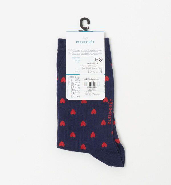 UNITED ARROWS「＜BLEU FORET＞ハート ソックス」|ソックス|