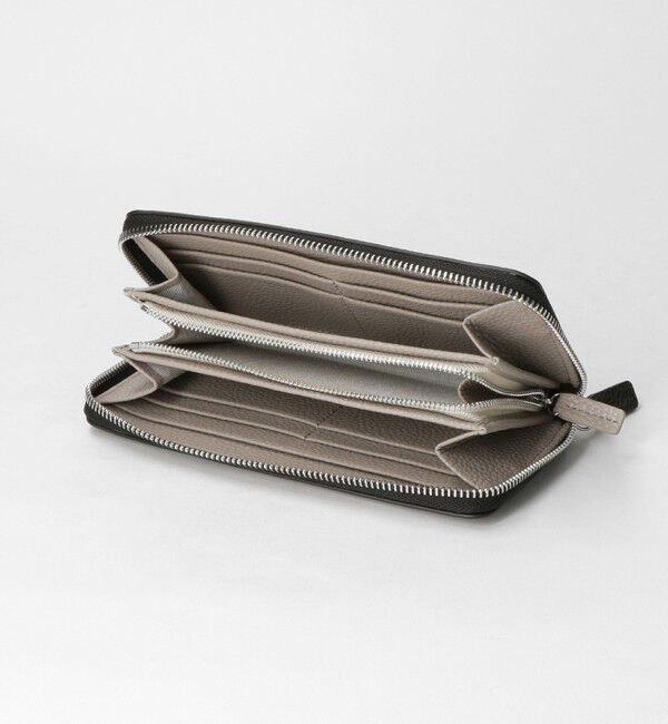 UNITED ARROWS green label relaxing「シボ レザーライク 2カラー ロングウォレット 長財布」|財布|