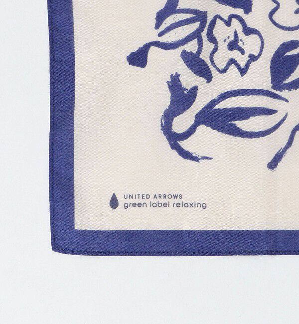 UNITED ARROWS green label relaxing「GLR Be happy ハンカチ」|バンダナ・スカーフ|