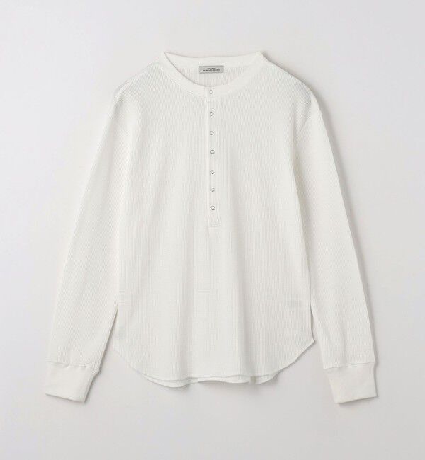 UNITED ARROWS green label relaxing「＜at ease＞ヘンリーネック ワッフル プルオーバー カットソー」|Tシャツ・カットソー|