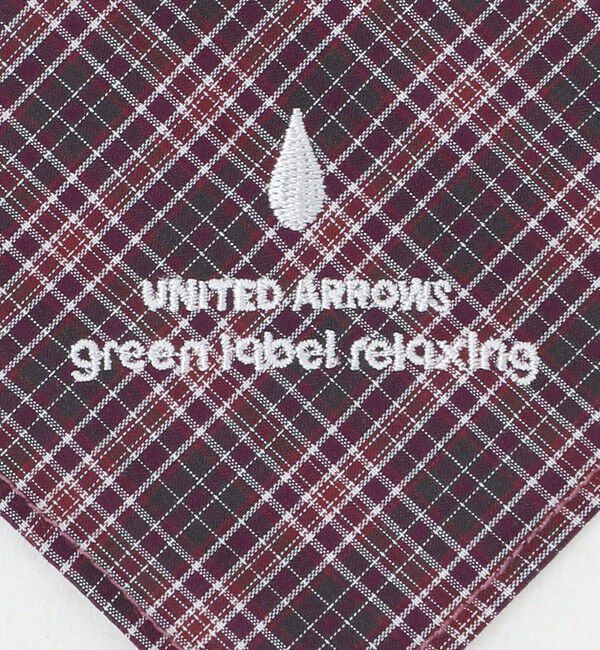UNITED ARROWS green label relaxing「GLR ファイン エンブロイダリー 刺しゅう ハンカチ」|ハンカチ|