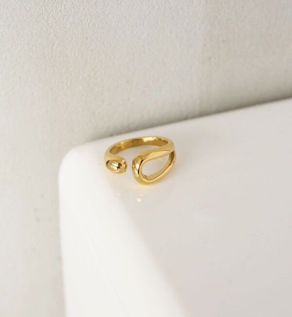 UNITED ARROWS green label relaxing「【WEB限定】ドロップシルエット リング」|リング|