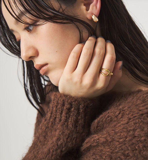 UNITED ARROWS green label relaxing「【WEB限定】ドロップシルエット リング」|リング|