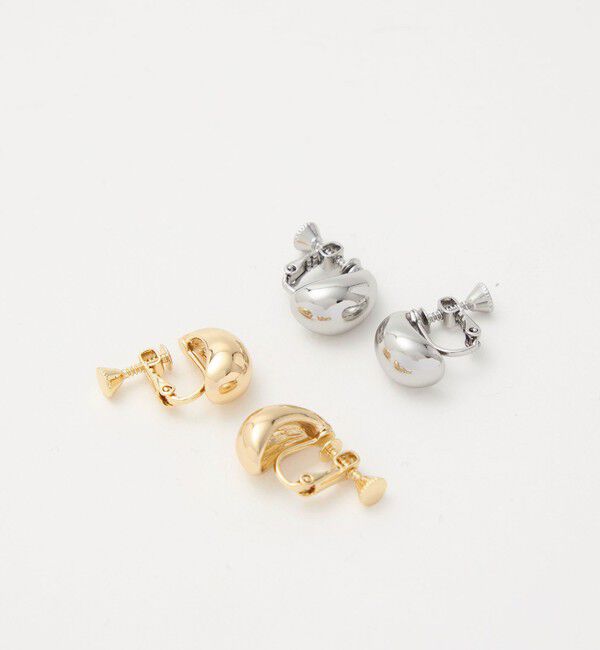 UNITED ARROWS green label relaxing「【WEB限定】ドロップモチーフ イヤリング」|イヤリング|