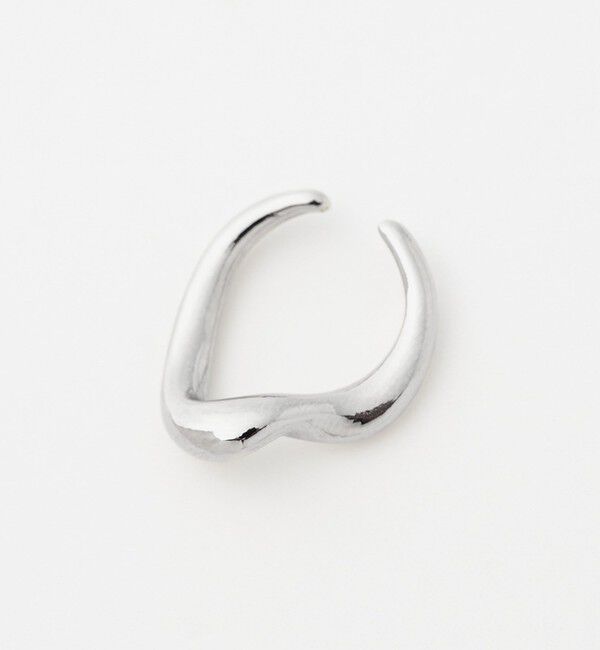 UNITED ARROWS green label relaxing「【WEB限定】2本セット イヤーカフ（ホワイトパーツ）/ イヤカフ」|イヤリング|