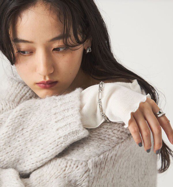 UNITED ARROWS green label relaxing「【WEB限定】デザインチェーン ブレスレット」|ブレスレット・バングル|