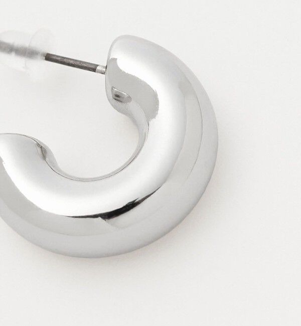 UNITED ARROWS green label relaxing「【WEB限定】チューブ ライン フープピアス 2」|ピアス|
