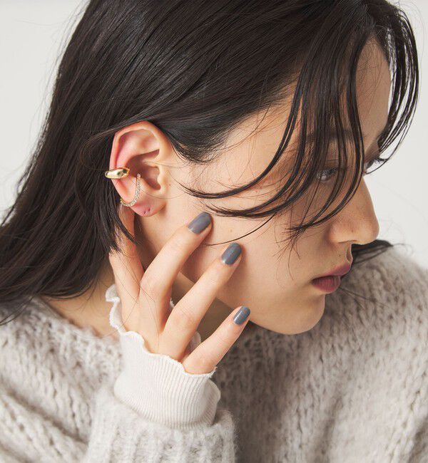 UNITED ARROWS green label relaxing「【WEB限定】2本セット イヤーカフ（キュービックジルコニア） / イヤカフ」|イヤリング|