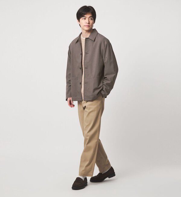 UNITED ARROWS green label relaxing「【WEB限定】ドライポリエステル カバーオール -吸水速乾-」|ブルゾン・スタジャン|