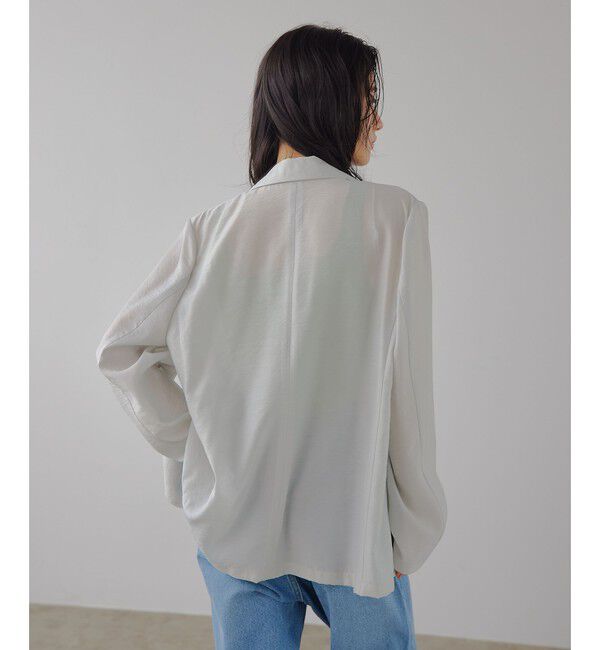 EMMEL REFINES「＜EMMEL REFINES＞EM ライトシアー テーラード ジャケット」|テーラードジャケット|