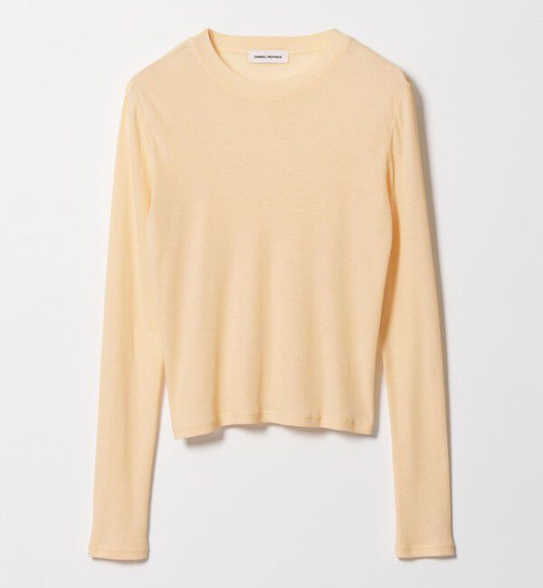 EMMEL REFINES「＜EMMEL REFINES＞EM テレコ クルーネック ロングスリーブ」|Tシャツ・カットソー|SHERBET