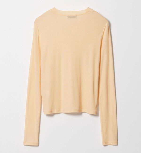 EMMEL REFINES「＜EMMEL REFINES＞EM テレコ クルーネック ロングスリーブ」|Tシャツ・カットソー|