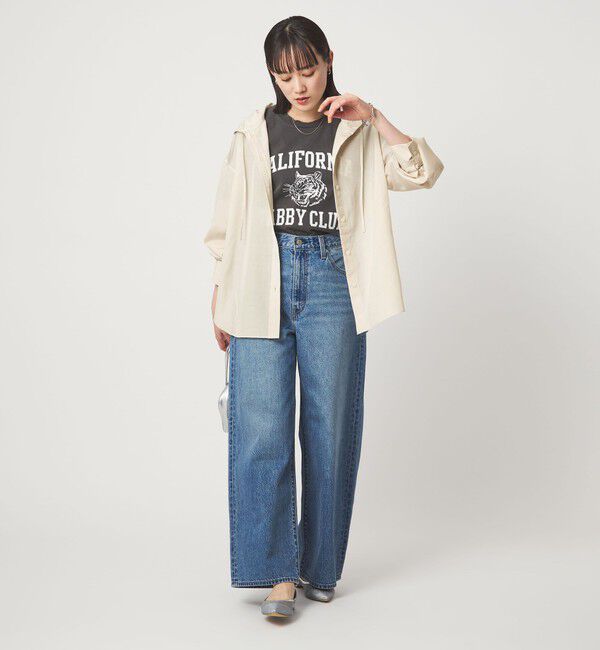 UNITED ARROWS green label relaxing「フード シャツ UVカット 接触冷感」|シャツ・ブラウス|