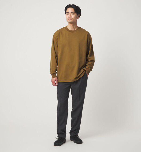 UNITED ARROWS green label relaxing「ALBINI ハイゲージ モクロディ クルーネック カットソー」|Tシャツ・カットソー|