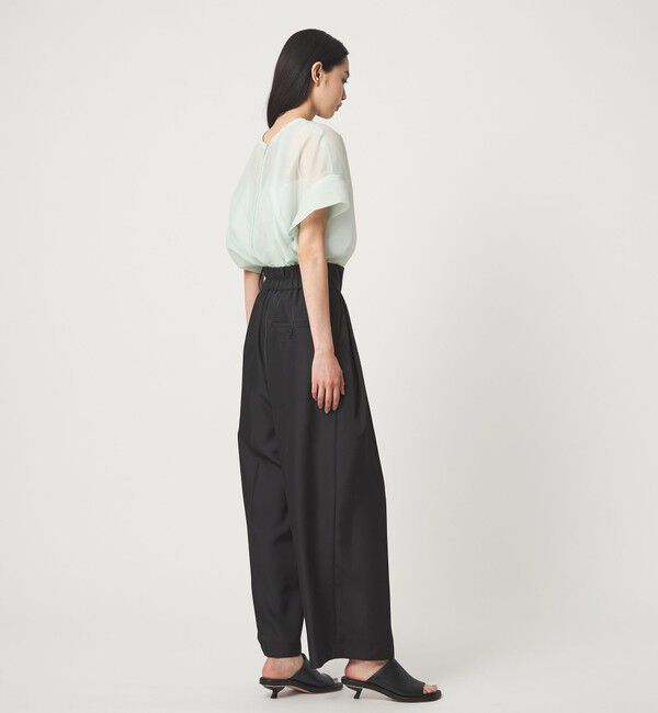 EMMEL REFINES「＜EMMEL REFINES＞EM シアー 2WAY ジップ ブラウス」|シャツ・ブラウス|