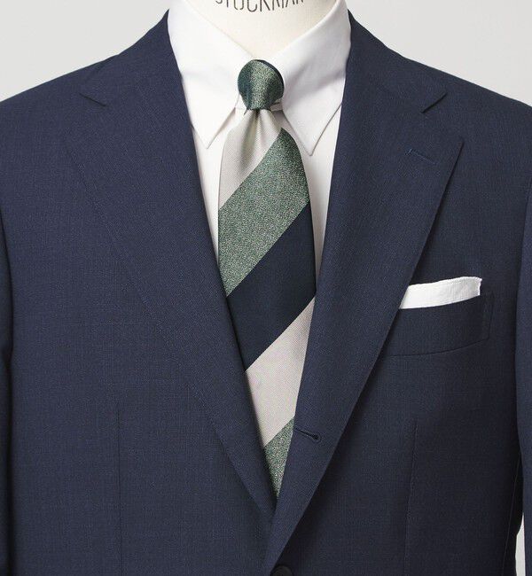 UNITED ARROWS green label relaxing「GLR ジャパン ヴィンテージ 8.0cm ストライプ1 ネクタイ」|ネクタイ・蝶ネクタイ|NAVY