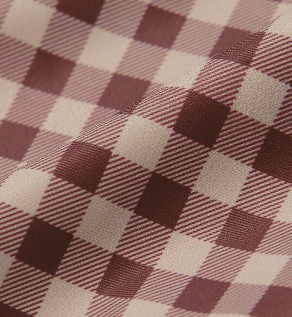 UNITED ARROWS green label relaxing「シャーリングビスチェ&ショーツ チェック柄 B / スイムウェア / 水着」|その他|