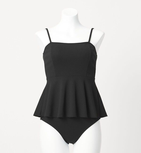 UNITED ARROWS green label relaxing「ジョーゼット風 ペプラムビスチェ&ショーツ スイムウェア / 水着」|スポーツ|