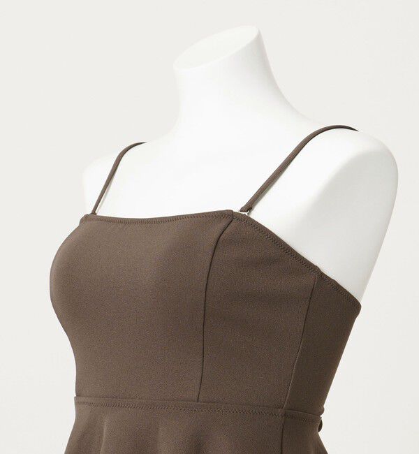 UNITED ARROWS green label relaxing「ジョーゼット風 ペプラムビスチェ&ショーツ スイムウェア / 水着」|スポーツ|