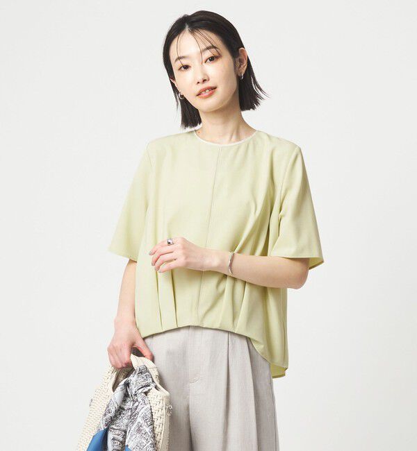 UNITED ARROWS green label relaxing「ライン TEE ブラス」|シャツ・ブラウス|YELLOW