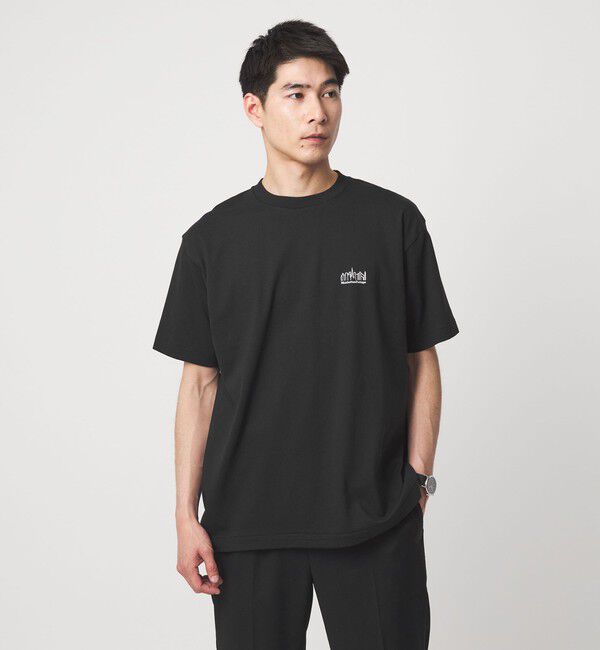UNITED ARROWS green label relaxing「＜Manhattan Portage＞ ロゴ Tシャツ」|Tシャツ・カットソー|BLACK