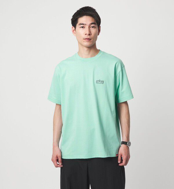 UNITED ARROWS green label relaxing「＜Manhattan Portage＞ ロゴ Tシャツ」|Tシャツ・カットソー|TURQUOISE