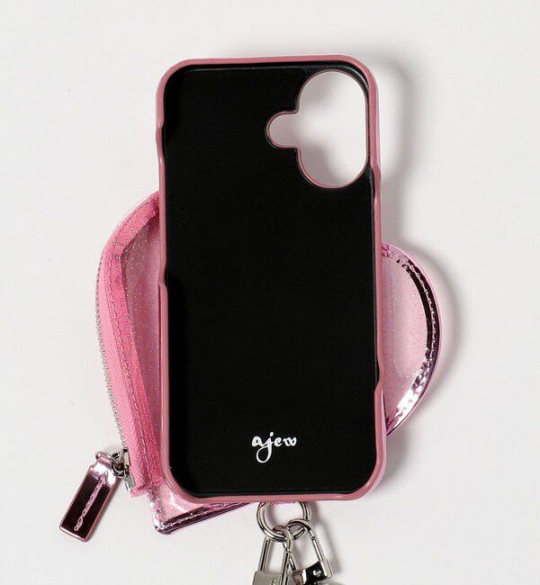 BEAUTY&YOUTH UNITED ARROWS「＜ajew＞PVC HEART PLANET POCKET iPhone16ケース」|モバイルケース|