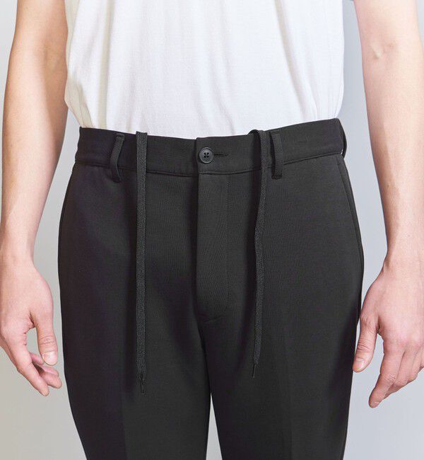 BEAUTY&YOUTH UNITED ARROWS「【WEB限定 WARDROBE SMART】ダブルニット ノープリーツ スラックス パンツ/セットアップ対応	【抗菌・防臭」|スラックス|