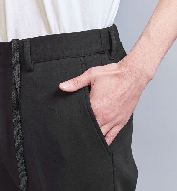 BEAUTY&YOUTH UNITED ARROWS「【WEB限定 WARDROBE SMART】ダブルニット ノープリーツ スラックス パンツ/セットアップ対応	【抗菌・防臭」|スラックス|